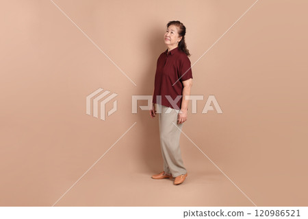 Senior East Asian Woman Senior East Asian Woman 120986521