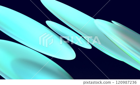 3D illustration of a colorful group of lenses 3D illustration of a colorful group of lenses 120987236
