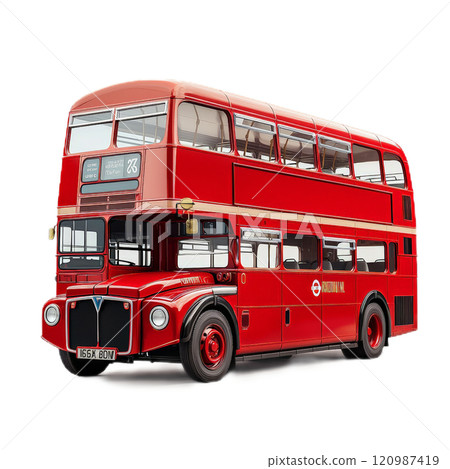 Classic Red London Double Decker Bus 120987419