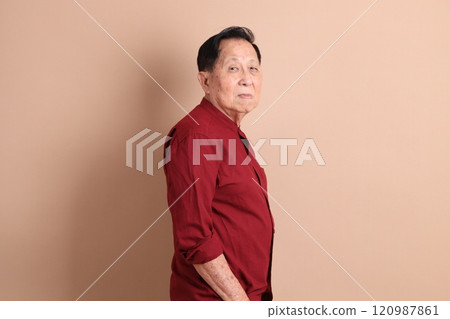 Senior East Asian Man 120987861