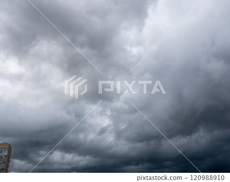 Beautiful various forms clouds in the high sky Beautiful various forms clouds in the high sky 120988910