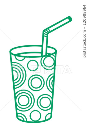 Juice glass sweet drink scribble Juice glass sweet drink scribble 120988964