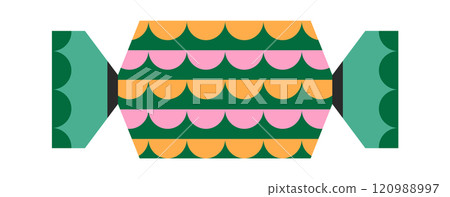 Colorful Christmas gift candy container 120988997