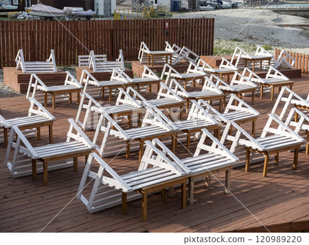 Novorossiysk, Russia 28 August 2024 Sunday morning walk through the streets, parks and the embankment of the city 120989220