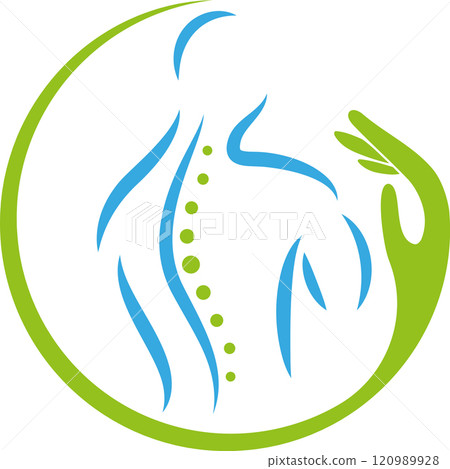 orthopedics, physiotherapy, spine, massage, logo, background orthopedics, physiotherapy, spine, massage, logo, background 120989928