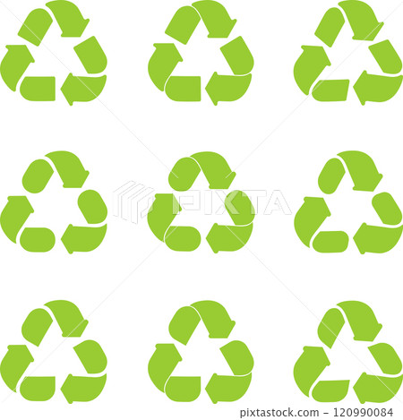 Recycling Arrows, Recycling, Environment, Logo, Background 120990084