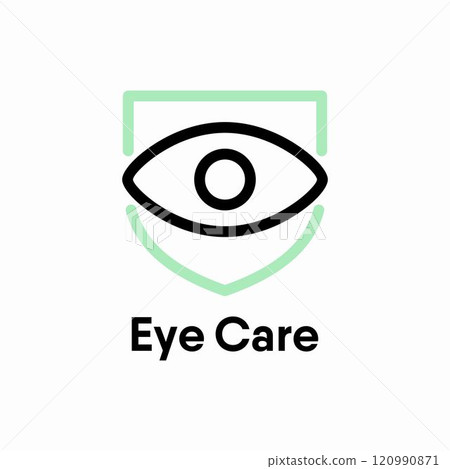 Eye Care vector information sign Eye Care vector information sign 120990871
