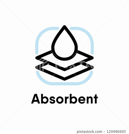 Absorbent vector information sign 120990885