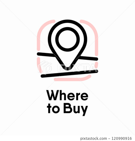 Where to Buy vector information sign 120990916