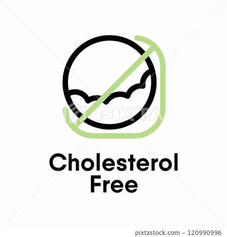 Cholesterol Free vector information sign Cholesterol Free vector information sign 120990996
