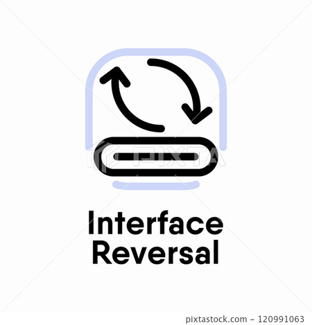 Interface Reversal information sign Interface Reversal information sign 120991063