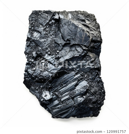 Coal piece isolated, black anthracite rock lump, charcoal stone, carbon block chunk, smoldering coal, black fire mineral on white background Coal piece isolated, black anthracite rock lump, charcoal stone, carbon block chunk, smoldering coal, black fire mineral on white background 120991757