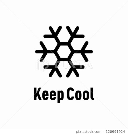 Keep Cool vector information sign 120991924