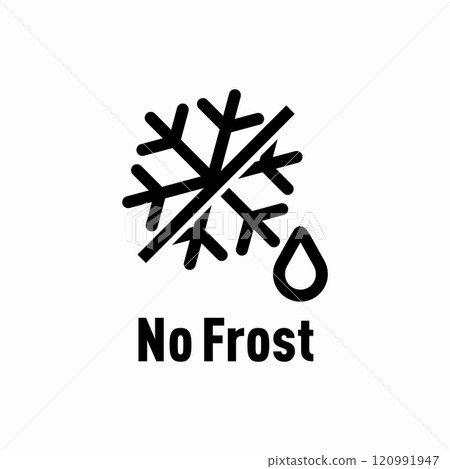 No Frost vector information sign 120991947