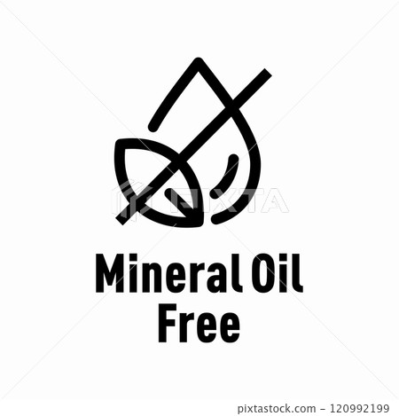 Mineral Oil Free vector information sign 120992199