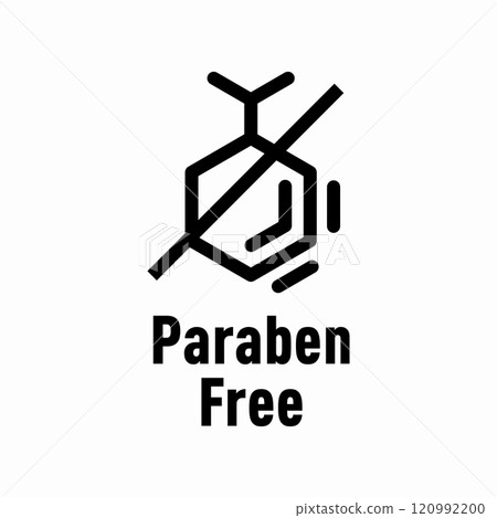 Paraben Free vector information sign 120992200