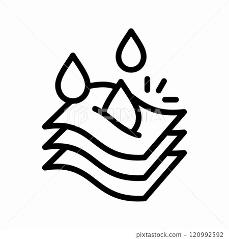 Absorbent layers information sign 120992592