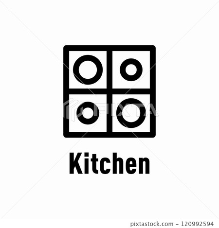 Kitchen information sign icon 120992594
