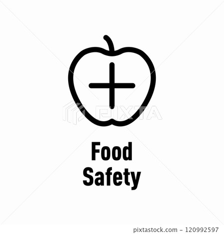 Food safety information sign icon 120992597