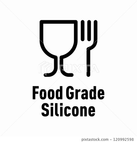 Food Grade Silicone vector information sign 120992598
