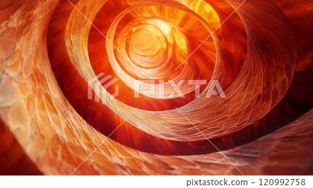 artwork showcases evolution building habits intricate spirals and patterns emphasizing growth and consistency vibrant harmonious colors. 120992758