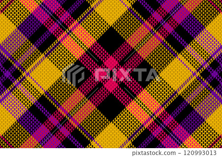 Tartan plaid pattern with texture. 120993013