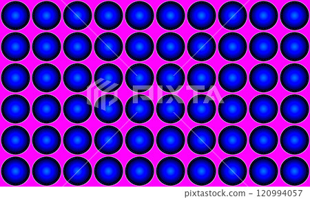 Blue circles on a pink background. Background image.Multicolored background image with abstract content. Meaningless drawing. Blue circles on a pink background. Background image.Multicolored background image with abstract content. Meaningless drawing. 120994057