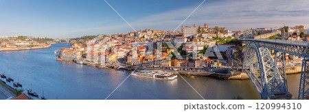 Riverside View with Arrabida Bridge, Porto, Portugal Riverside View with Arrabida Bridge, Porto, Portugal 120994310