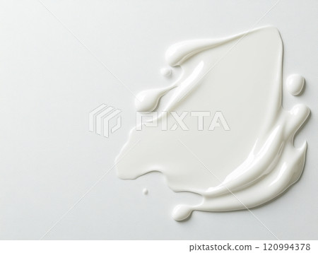 beautiful white cosmetic cream drop 120994378