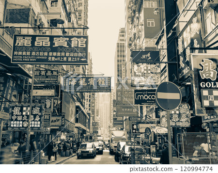 香港旺角*部分柔焦 120994774