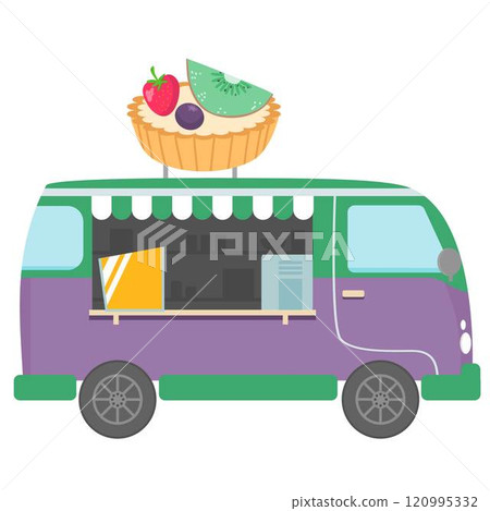 fruit pie strawberry food truck fruit pie strawberry food truck 120995332