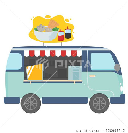 meat ball food truck 120995342