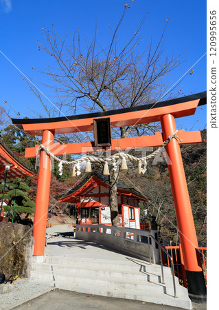 昇仙峽 金峰山金櫻神社正殿鳥居 120995656