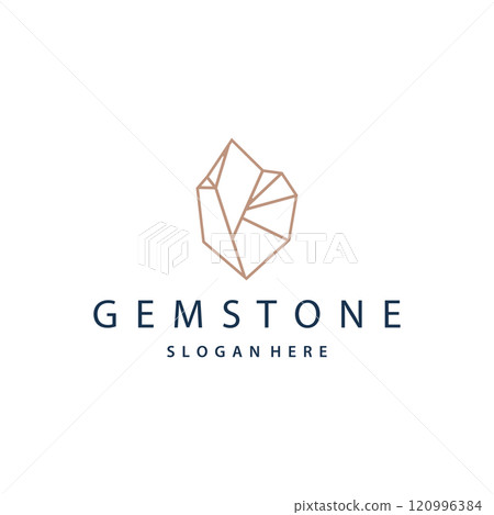 Gemstone Jewelry Logo, Design Vector Template Symbol Illustration 120996384
