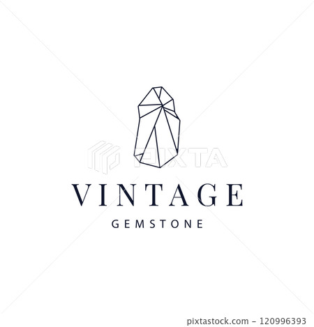 Gemstone Jewelry Logo, Design Vector Template Symbol Illustration Gemstone Jewelry Logo, Design Vector Template Symbol Illustration 120996393