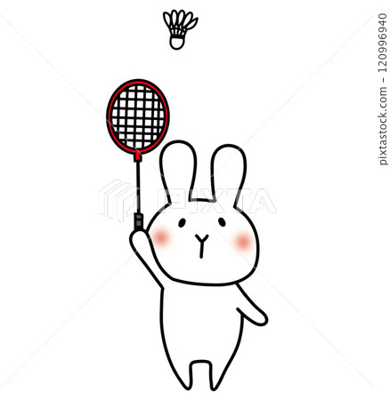 小白兔打羽毛球3 小白兔打羽毛球3 120996940