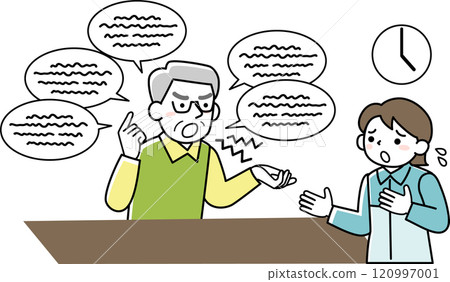 Female staff subjected to customer harassment by male customers Female staff subjected to customer harassment by male customers 120997001