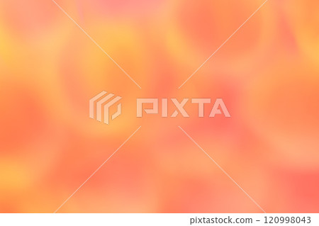 淺紅色/橘色，不規則重疊的圓圈 120998043
