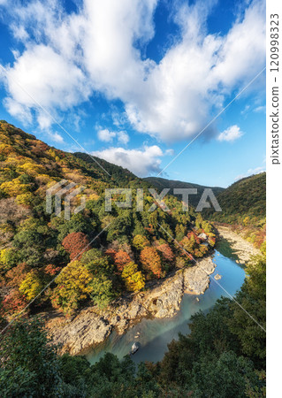 Katsura River View from Arashiyama Park 120998323