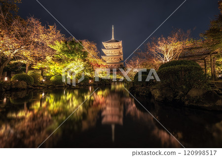 Toji Temple Gojunoto Pagoda Toji Temple Gojunoto Pagoda 120998517
