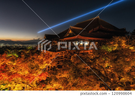 Kiyomizudera at Night Autumn Season 120998604