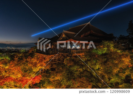 Kiyomizudera at Night Autumn Season 120998609