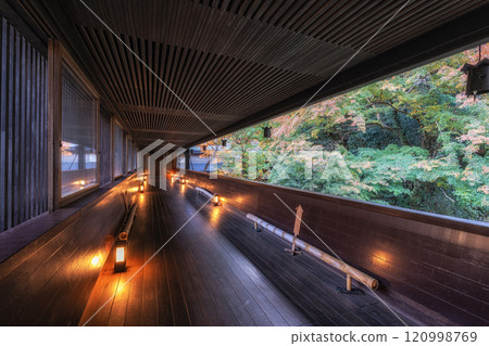 Yoshina River Autumn Scenery 120998769