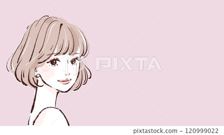 婦女和女孩插畫素材 120999022