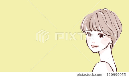 Illustration material of women and girls 120999055