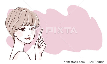 Illustration material of women and girls Illustration material of women and girls 120999084