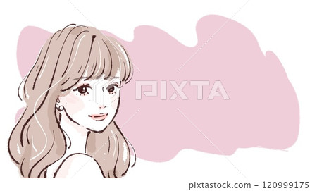 婦女和女孩插畫素材 婦女和女孩插畫素材 120999175