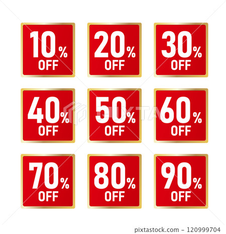 折扣銷售折扣標籤 %OFF 120999704