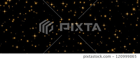 Golden stars background, shiny sparkles overlay, magic flares, starry night concept. Golden stars background, shiny sparkles overlay, magic flares, starry night concept. 120999865