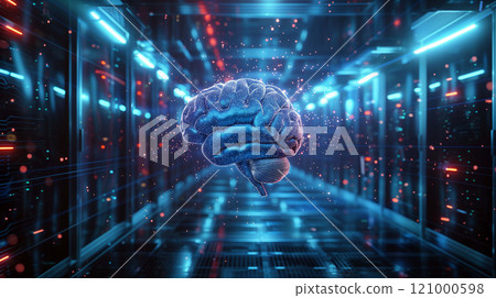 3D rendering of computer information storage solutions 121000598